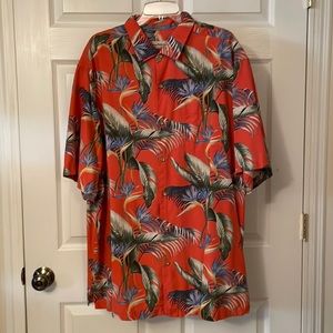 Tommy Bahama Mens Hawaiian Tropical short sleeve button down shirt